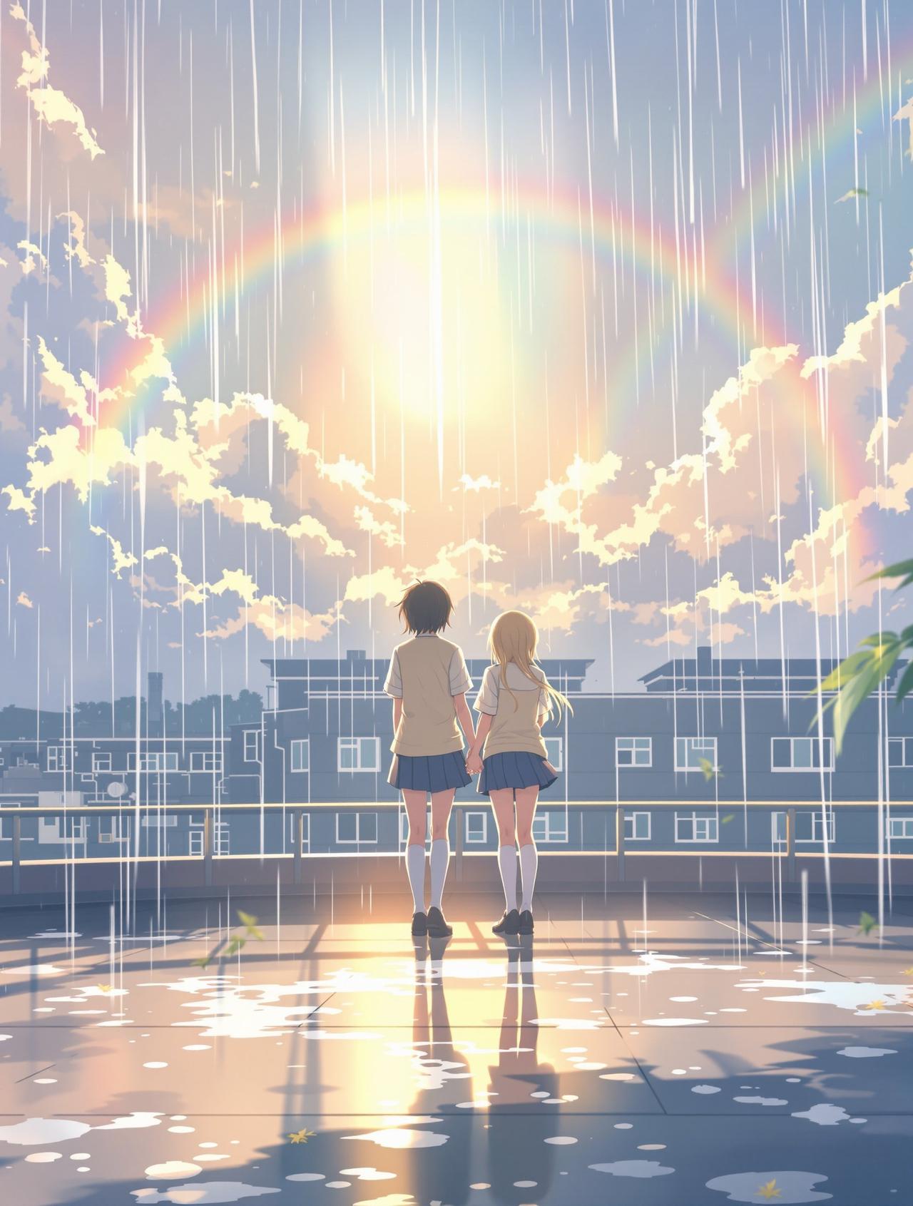 age动漫官方网站热播番剧《雨后晴空》封面 - 青春 / 治愈，评分9.3