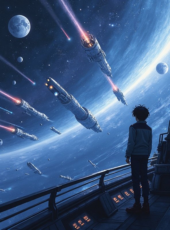 age动漫官方网站热播榜第13名番剧《星河舰队·启航》封面 - 科幻 / 太空