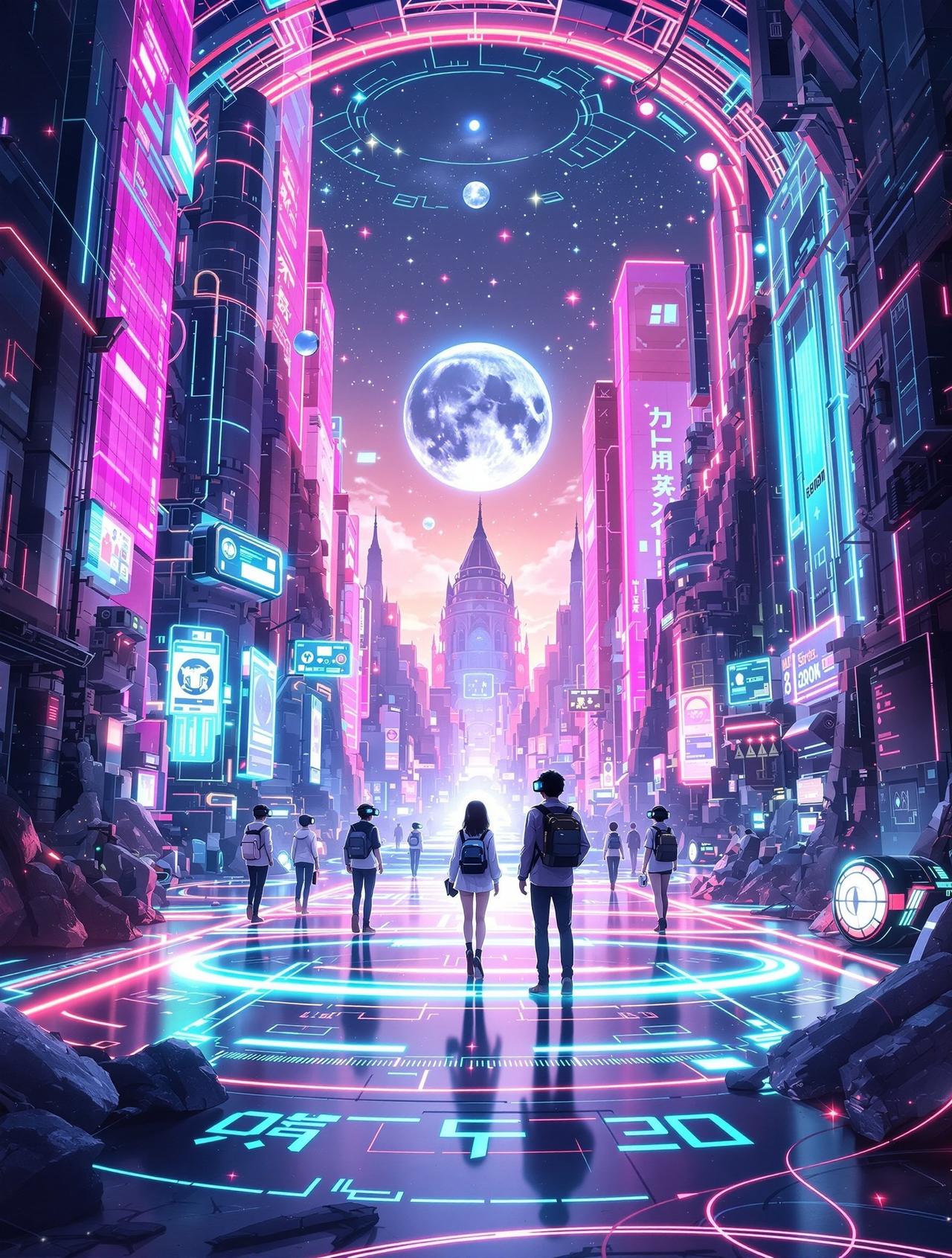 age动漫官方网站热播番剧《虚拟幻界Online》封面 - 科幻 / 游戏，评分9.1